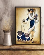 PUG WOMAN 11x17 Poster lifestyle-poster-3