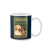 WOMAN ALSO NEEDS A LABRADOR DOG Mug tile