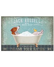 JACK RUSSELL PUPPY TAKE A BATH SOAP 17x11 Poster front