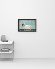 JACK RUSSELL PUPPY TAKE A BATH SOAP 17x11 Poster poster-landscape-17x11-lifestyle-04