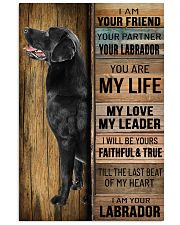 BLACK LABRADOR DOG LOVER 11x17 Poster front
