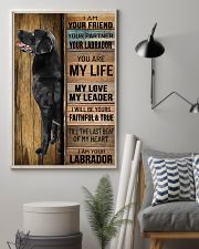 BLACK LABRADOR DOG LOVER 11x17 Poster lifestyle-poster-1