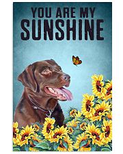 CHOCOLATE LABRADOR DOG YOU ARE MY SUNSHINE 11x17 Poster front