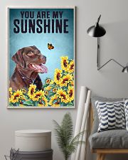 CHOCOLATE LABRADOR DOG YOU ARE MY SUNSHINE 11x17 Poster lifestyle-poster-1