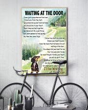 DACHSHUND DOG WAITING AT THE DOOR 11x17 Poster lifestyle-poster-7