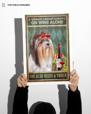 WOMAN ALSO NEEDS A YORKIE DOG 11x17 Poster aos-poster-portrait-11x17-lifestyle-36