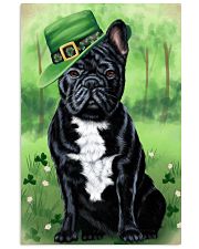 FRENCH BULLDOG PUPPY SHAMROCK PATRICK'S DAY 11x17 Poster front