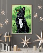 FRENCH BULLDOG PUPPY SHAMROCK PATRICK'S DAY 11x17 Poster lifestyle-holiday-poster-1