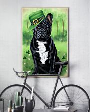 FRENCH BULLDOG PUPPY SHAMROCK PATRICK'S DAY 11x17 Poster lifestyle-poster-7