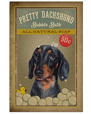 PRETTY DACHSHUND BUBBLE BATH 11x17 Poster front