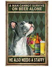 MAN ALSO NEEDS A STAFFORDSHIRE BULL TERRIER 11x17 Poster front