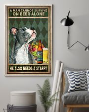 MAN ALSO NEEDS A STAFFORDSHIRE BULL TERRIER 11x17 Poster lifestyle-poster-1