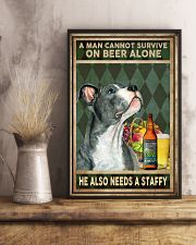 MAN ALSO NEEDS A STAFFORDSHIRE BULL TERRIER 11x17 Poster lifestyle-poster-3