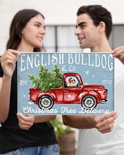 BULLDOG RED TRUCK CHRISTMAS 17x11 Poster poster-landscape-17x11-lifestyle-20
