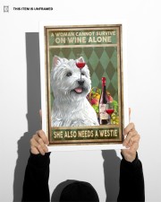 WOMAN ALSO NEEDS A WEST HIGHLAND WHITE TERRIER DOG 11x17 Poster aos-poster-portrait-11x17-lifestyle-36