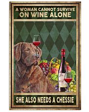 WOMAN ALSO NEEDS A CHESSIE 11x17 Poster front