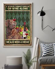 WOMAN ALSO NEEDS A CHESSIE 11x17 Poster lifestyle-poster-1