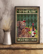 WOMAN ALSO NEEDS A CHESSIE 11x17 Poster lifestyle-poster-3