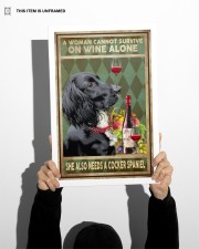 WOMAN ALSO NEEDS A COCKER SPANIEL DOG 11x17 Poster aos-poster-portrait-11x17-lifestyle-36