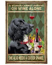 WOMAN ALSO NEEDS A COCKER SPANIEL DOG 11x17 Poster front