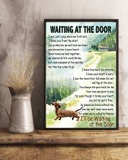 DACHSHUND DOG WAITING AT THE DOOR 11x17 Poster lifestyle-poster-3