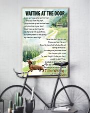 DACHSHUND DOG WAITING AT THE DOOR 11x17 Poster lifestyle-poster-7