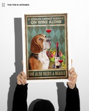 WOMAN ALSO NEEDS A BEAGLE DOG 11x17 Poster aos-poster-portrait-11x17-lifestyle-36