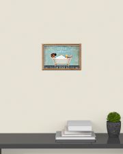 BOXER PUPPY SITTING ON A BATH SOAP 17x11 Poster poster-landscape-17x11-lifestyle-08
