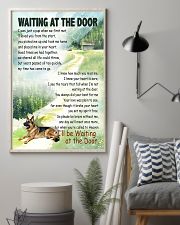 GERMAN SHEPHERD DOG WAITTING AT THE DOOR 11x17 Poster lifestyle-poster-1