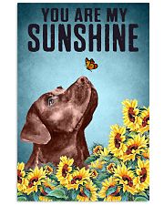 CHOCOLATE LABRADOR DOG YOU ARE MY SUNSHINE 11x17 Poster front