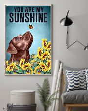 CHOCOLATE LABRADOR DOG YOU ARE MY SUNSHINE 11x17 Poster lifestyle-poster-1