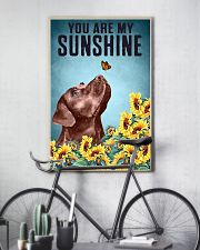 CHOCOLATE LABRADOR DOG YOU ARE MY SUNSHINE 11x17 Poster lifestyle-poster-7