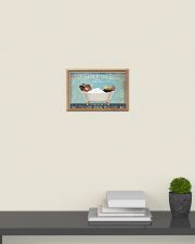 YORKSHIRE TERRIER PUPPY RELAX ON BATH TUB 17x11 Poster poster-landscape-17x11-lifestyle-08