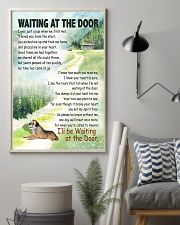 BORDER TERRIER DOG WAITTING AT THE DOOR 11x17 Poster lifestyle-poster-1