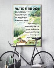 BORDER TERRIER DOG WAITTING AT THE DOOR 11x17 Poster lifestyle-poster-7