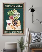 DACHSHUND DOG AND SHE LIVED HAPPILY EVER AFTER 11x17 Poster lifestyle-poster-1