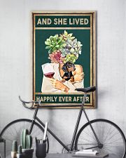 DACHSHUND DOG AND SHE LIVED HAPPILY EVER AFTER 11x17 Poster lifestyle-poster-7