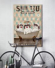 SHIH TZU WASH YOUR PAWS 11x17 Poster lifestyle-poster-7