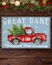 GREAT DANE DOG RED TRUCK CHRISTMAS 17x11 Poster aos-poster-landscape-17x11-lifestyle-27