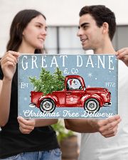GREAT DANE DOG RED TRUCK CHRISTMAS 17x11 Poster poster-landscape-17x11-lifestyle-20