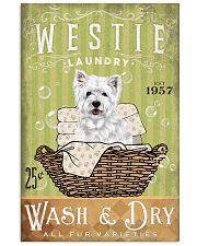 WEST HIGHLAND WHITE TERRIER LAUNDRY ROOM 11x17 Poster front