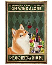 WOMAN ALSO NEEDS A SHIBA INU 11x17 Poster front