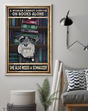 WOMAN ALSO NEEDS SCHNAUZER 11x17 Poster lifestyle-poster-1