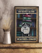 WOMAN ALSO NEEDS SCHNAUZER 11x17 Poster lifestyle-poster-3