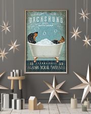DACHSHUND DOG WASH YOUR WIENER 11x17 Poster lifestyle-holiday-poster-1