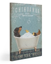 DACHSHUND DOG WASH YOUR WIENER Gallery Wrapped Canvas Prints tile