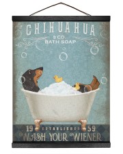 DACHSHUND DOG WASH YOUR WIENER Hanging Canvas tile