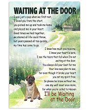 ENGLISH MASTIFF DOG WAITTING AT THE DOOR 11x17 Poster front