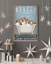 BEAGLE PUPPIES SITTING ON BATH SOAP 11x17 Poster lifestyle-holiday-poster-1