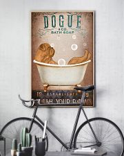 DOGUE DE BORDEAUX DOG ON A BATHROOM 11x17 Poster lifestyle-poster-7